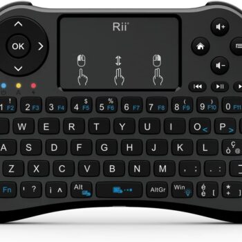 Mini Tastiera retroilluminata con Mouse touchpad per Smart TV, Mini PC, TV Box, Console, Computer