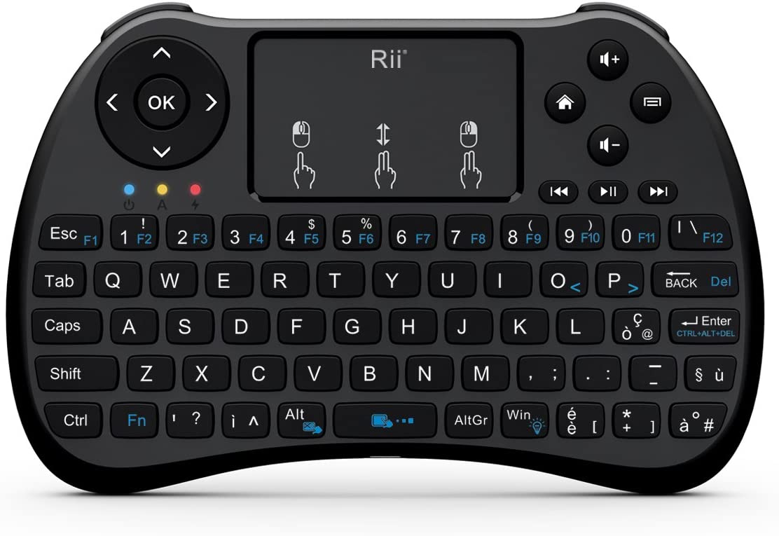 Mini Tastiera retroilluminata con Mouse touchpad per Smart TV, Mini PC, TV  Box, Console, Computer
